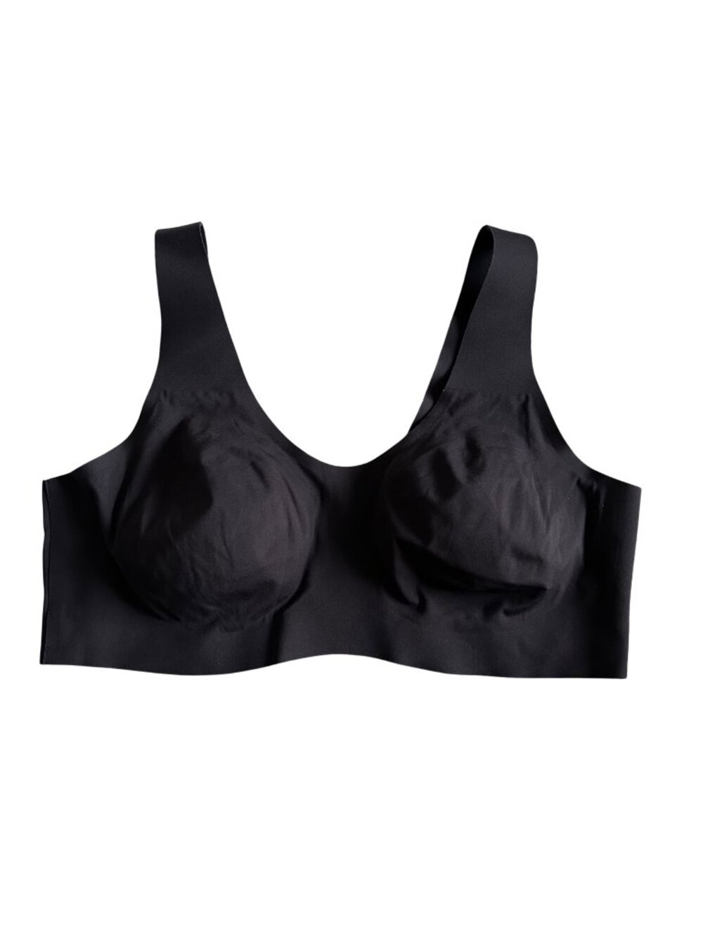 Knix Women's Sz XXL Black Wireless Seamless Bra Supportive & Comfortable Fit